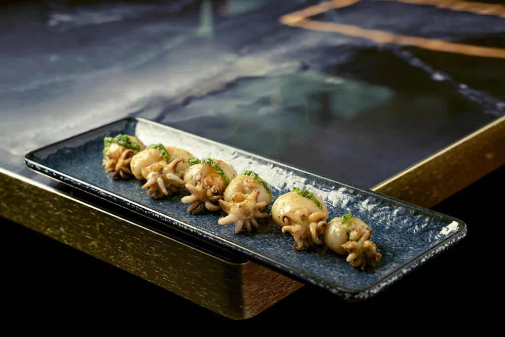 chipirones a la plancha sushi nikkei