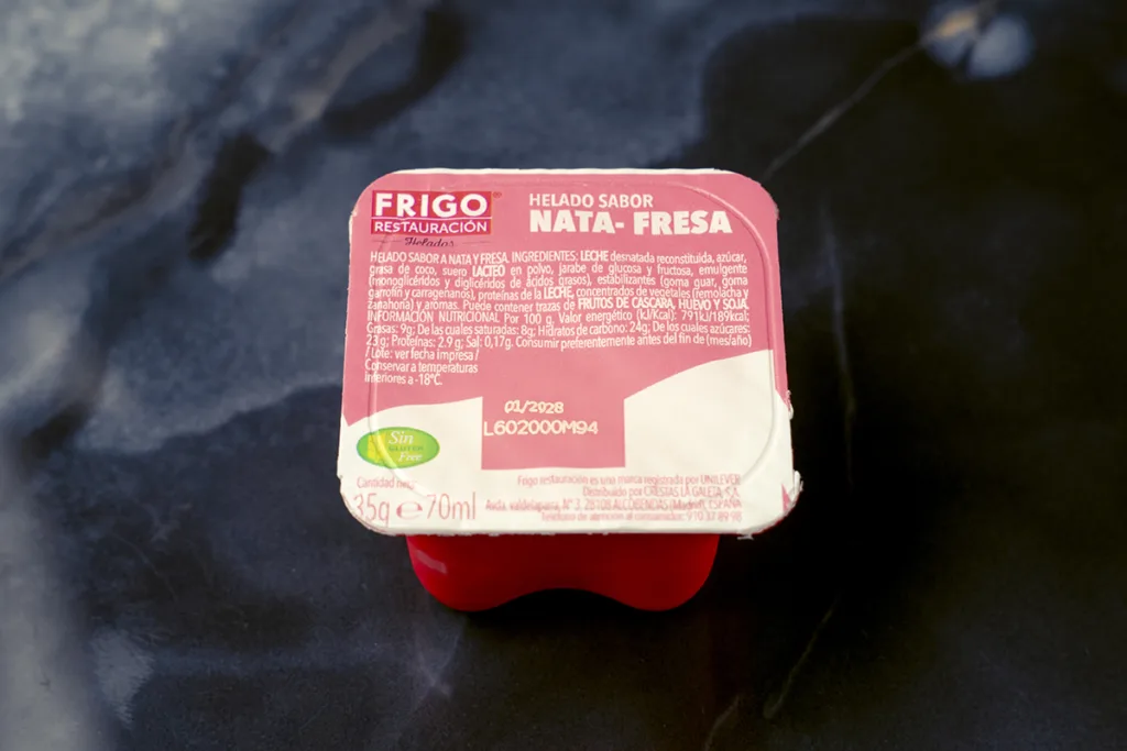 helado nata fresa sushi nikkei